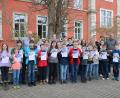 Bild: Luisenburg-Gymnasium/exb
Strahlende Gesichter gab es am Luisenburg-Gymnasium bei der Preisverleihung zu Europas größtem Informatikwettbewerb.