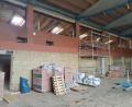 Bild: soj
Die Schulturnhalle Ebnath wird derzeit saniert.