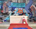 Bild: rgr
Der Hochaltar der Friedenskirche