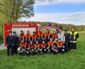 Bild: jma
Die beiden erfolgreichen Gruppen der Feuerwehr Ranna mit Kommandant Fabian Schwemmer (rechts) und Kreisbrandinspektor Hans Sperber (Zweiter von rechts).