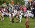 Bild: bey
Beim Kindergartenfest ist was los.