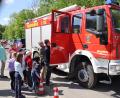 Bild: mrr
Die Fahrten mit dem LF 20 sind der Renner beim Riedener Feuerwehrfest