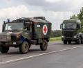 Bild: Hans Bernreuther
Viele Bundeswehr-Laster haben noch keine modernen Assistenzsysteme wie Tempomat und Abstandsradar – das stundenlange Fahren ist für die Fahrer deshalb ermüdend und fordert Konzentration. Auch das sollten zivile Autofahrer beachten.