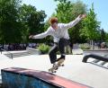 Bild: Kunz
Beim Skatecontest in Weiden zeigen die Teilnehmer spektakuläre Action..