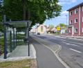 Bild: sne
Die Bahnhofstraße soll verengt werden, die Bushaltespur verschwinden. Nicht alle Besucher der Bürgerversammlung waren begeistert.
