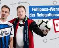 Bild: Christian Gold/Marina Gube
Tracer (der mit dem Schnauzer) und Faktenschecki philosophieren in der aktuellen Fehlpass-Folge über den Irrsinn in der Relegation.