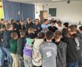 Bild: Kathrin Röthig/exb
Einen Workshop zum Thema "Mobbing und Gewalt" hielt die Polizei in der Realschule Waldsassen.