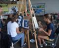 Bild: Stadt Oberviechtach/exb
Immer ein Renner im Kinder-Freizeitprogramm: die Kinder-Malaktion mit Kathrin Gierlach.