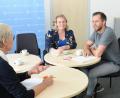 Bild: Andre Stephan-Park
Antonia Boxler und Florian Herrmann erarbeiten in Beratungsgesprächen mit Erwebrstätigen, welcher Veränderungsweg passend ist-