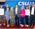 Bild: CSU Speichersdorf/exb
Der neue CSU-Kreisvorsitzende Bayreuth Land Franc Dierl (Mitte) mit seiner neuen Führungsriege mit Sebastian Herrmann, Matthias Straub, Anna-Maria Prechtl, Cathrin Seltmann, Sabine Habla, Dr. Cornelia Angerer-Daum, Stefan Krieg und Thomas Thiem (von links).