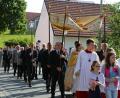 Bild: Altmann/exb
In der Filialgemeinde Trisching gehört es zur Tradition eine Flurprozession an Pfingsten durch die Ortschaft zu unternehmen.
