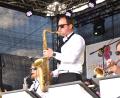 Bild: ubb
Mit bekannten Klassikern zog die "Pilsner Jazz Band" ihr Publikum beim Kultursommer in Tirschenreuth in ihren Bann.