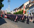 Bild: do
Zum Auftakt des Jubiläums lädt die Feuerwehr zu einem farbenfrohen "Kirchzug", der sich von der Bergkirche durch die Altstadt zum Gelände des Feuerwehrgerätehauses bewegt.