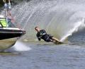 Bild: Hubert Ziegler
Fabian Horsch vom WSC Haidweiher beim Slalom.