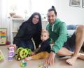 Bild: kaz
Ramona, Mattis und Daniel Walther aus Ebnath. Auf die Geburt bereiteten sich die werdenden Eltern mit der Methode "Hypnobirthing" vor. Atem- und Entspannungstechniken sollen auf eine selbstbestimmte und angstfreie Geburt vorbereiten.