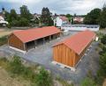 Bild: nza
Der Neubau des Krummennaaber Bauhofs schreitet zügig voran.