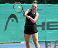 Bild: Hubert Ziegler
Denisa Jilkova vom TC Amberg am Schanzl gewann ihr Einzel im Match-Tiebreak, im Doppel unterlag sie mit Veronika Tynovska im Match-Tiebreak.