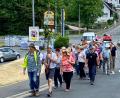 Bild: rpp
In Gößweinstein wurden die Pilger freundlich aufgenommen, denn man weiß, wie anstrengend so ein Pilgerweg ist.