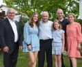 Bild: bö
Gratulationscour zum 85. Geburtstag (von links): Stellvertretender Bürgermeister Martin Bauer, Lisa Metz, der Jubilar Josef Metz, Leni Metz, Christian Metz und Bettina Metz.
