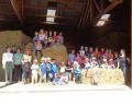 Bild: Kinderhaus Steinwaldzwerge/exb
Ausflug des Kinderhauses "Steinwaldzwerge" auf den Bauernhof zur Aktion des Bauernhoftages.
