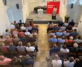 Bild: Ertl/exb
Die Spitalkirche in Schwandorf war gut besucht beim DGB Empfang.