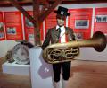 Bild: hev
Eine neue Ausstellung im "Taubnschuster" beleuchtet die Musikgeschichte in Eschenbach.
