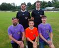 Bild: gel
Die Aufsteiger der Schiedsrichtergruppe Amberg: (hinten von links) Benjamin Mignon, Lukas Schwendner, (vorne von links) Christoph Horn, Moritz Horn und Benjamin Schmidbauer.