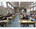 Bild: jzk
Für 127 Realschüler begannen am Mittwoch in der Realschulturnhalle die Abschlussprüfungen 2023.