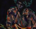 Bild: Gruppe 81/exb
Jimi Hendrix aus der Sicht von Julia Lapkus, die als Gast mit ausstellt.