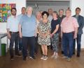 Bild: wel
Karlheinz Stoppa (Dritter von links) steht weiter an der Spitze des Fördervereins der Doktor-Eisenbarth-Schule. Stellvertreterin und Kassenwartin ist Lydia Eckert (Sechste von rechts), Hilde Wolf (Vierte von rechts) ist Schriftführerin.
