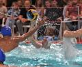 Bild: Büttner, Gerhard
Die Weidener Wasserballer (am Ball Dennis Underberg/Szene aus einem anderen Spiel) sind aus der Bundesliga abgestiegen. Platz drei beim Aufstiegsturnier in München war zu wenig.