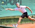 Archivbild: Hubert Ziegler
Albert Wagner vom TC Amberg am Schanzl verlor sein Einzel gegen den stark aufspielenden Fabian Grötsch.