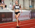 Bild: Theo Kiefner
Corinna Schwab bei einem Rennen vor knapp zwei Wochen in Ingolstadt. Derzeit macht sich bei der 24-Jährigen noch der Trainingsrückstand bemerkbar.