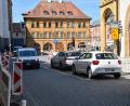 Bild: Petra Hartl
Die vorübergehende Verkehrsführung in der Rathausstraße funktioniert.
