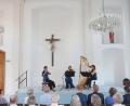 Bild: Johannes Röttges/exb
Das Trio Mallarmé gastierte am Sonntag im barocken Festsaal von Schloss Fockenfeld. Dort veranstaltet der Waldsassener Kammermusikkreis im September ein weiteres Konzert.