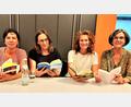 Bild: lg
Sonja Silberhorn, Sabine Rädisch, Gerda Stauner und Petra Teufl (von links) warteten bei der Lesung im Doktor-Eisenbarth- und Stadtmuseum mit spannenden Geschichten auf.