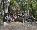 Bild: Skiverein Etzelwang/exb
Die Mountainbike-Tour macht kurz Halt am Noristörl.