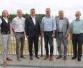 Bild: pi
Dekan Karlhermann Schötz (Dritter von links) steht weiter an der Spitze des Fördervereins für die KZ-Gedenkstätte Flossenbürg.