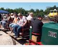 Bild: e
Eine Attraktion des Amberger Drehscheibenfests: Die Grubenbahn