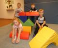 Bild: dob
Die Softbausteine in der Katholischen Kindertagesstätte Don Bosco wurden vom Philipp-Neri-Werk bezuschusst und kommen bei den Kindern bestens an.