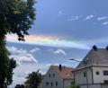 Bild: Niklas Beer/exb
Der Zirkumhorizontalbogen über Amberg, wie ihn Niklas Beer fotografiert hat.