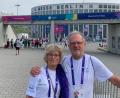 Bild: Friederike Dunkel-Benz/exb
Die Ärzte Dr. Friederike Dunkel-Benz und Dr. Reinhold Benz waren eine Woche als Helfer bei den Special Olympics World Games in Berlin im Einsatz.