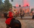 Bild: Dominik Mark
Bereits bei der Probe kommen Spezialeffekte und Pyrotechnik zum Einsatz.