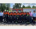 Bild: jr
Aktive der Feuerwehr Pfaffenreuth absolvierten mit Erfolg die Leistungsprüfung Wasser. Mit im Bild die Schiedsrichter sowie der Leonberger Bürgermeister Johann Burger (Zweiter von rechts).