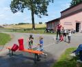 Bild: hme
Ein Spiel mit Wasser macht den Kindern immer Spaß