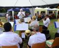 Bild: Kunz
Der Evangelische Posaunenchor Rothenstadt umrahmt das ökumenische Pfarrfest in Rothenstadt.