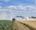 Bild: Kreisbrandinspektion Amberg-Sulzbach
Am Dienstag brannten in Gärmersdorf bei Kümmersbruck rund 2.500 Quadratmeter Getreidefeld.