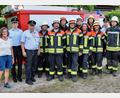 Bild: ds
Den Feuerwehrfrauen und -männern aus Etzelwang und Lehendorf gilt nach der Prüfung die Anerkennung (von links) der Zweiten Bürgermeisterin Lydia Zahner sowie der Schiedsrichter Norbert Sperber, Hans Sperber und Michael Schmidt.