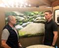 Bild: wro
Matthias Kunz (rechts) beim Fachsimpeln mit dem Vorsitzenden der Wasserwacht Wiesau, Wolfgang Bauer.