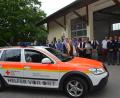 Bild: dob
Das größtenteils durch Spenden finanzierte HvO-Fahrzeug erhielt am Samstagnachmittag den kirchlichen Segen, der in erster Linie den Menschen galt, die diese Fahrzeuge nutzen.